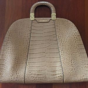 Emporio Armani Croc Embossed Womens' Leather Tote